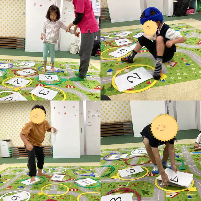 キッズフロンティア Ⅱ番館　幼児クラス/数字集めゲーム