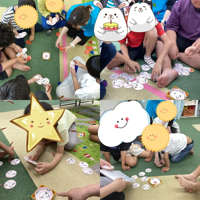 キッズフロンティア Ⅱ番館　幼児クラス/♪はやいは、うまい♪