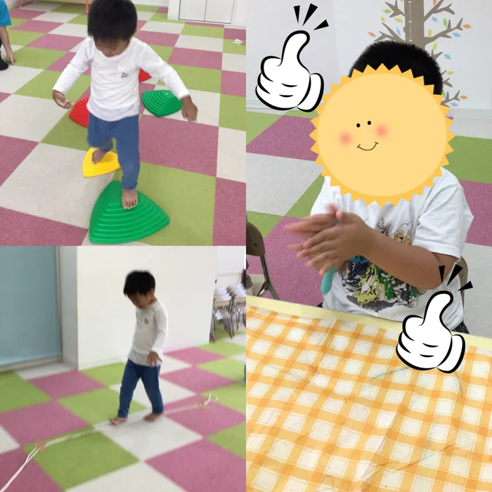 キッズフロンティア Ⅱ番館　幼児クラス/サーキット⭐粘土・月間制作