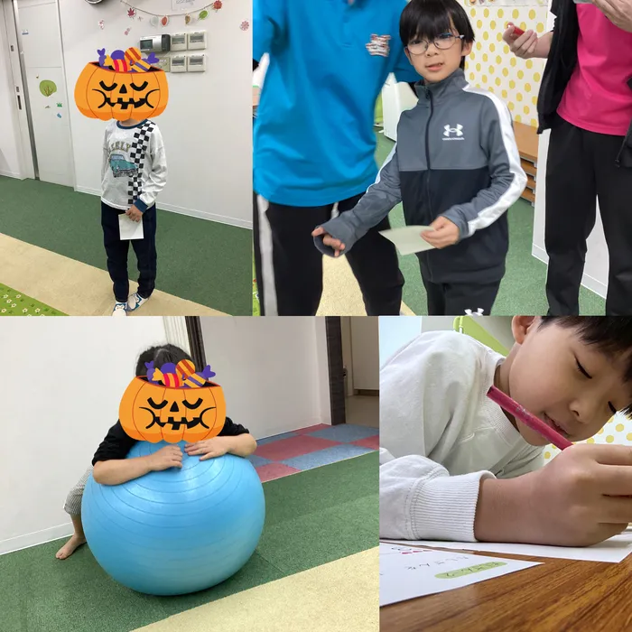 キッズフロンティア Ⅱ番館　幼児クラス/ハロウィン３択クイズ大会