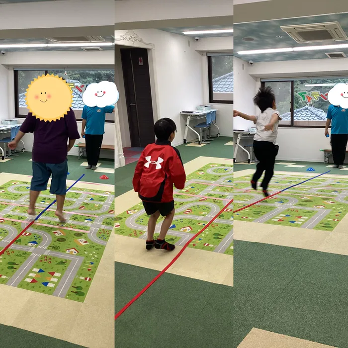 キッズフロンティア Ⅱ番館　幼児クラス/右左ゲーム🚩