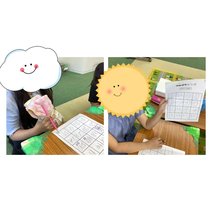 キッズフロンティア Ⅱ番館　幼児クラス/なんでもビンゴ！