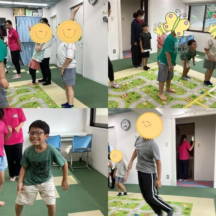 キッズフロンティア Ⅱ番館　幼児クラス/言うこと一緒、やること一緒☆