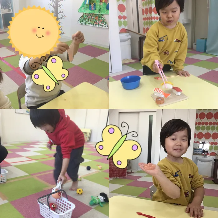 キッズフロンティア Ⅱ番館　幼児クラス/⭐️パクパクゲーム⭐️