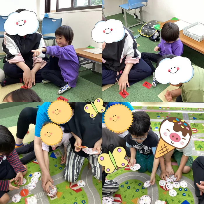 キッズフロンティア Ⅱ番館　幼児クラス/コーナー遊び（すごろく、音速飯点、人狼）
