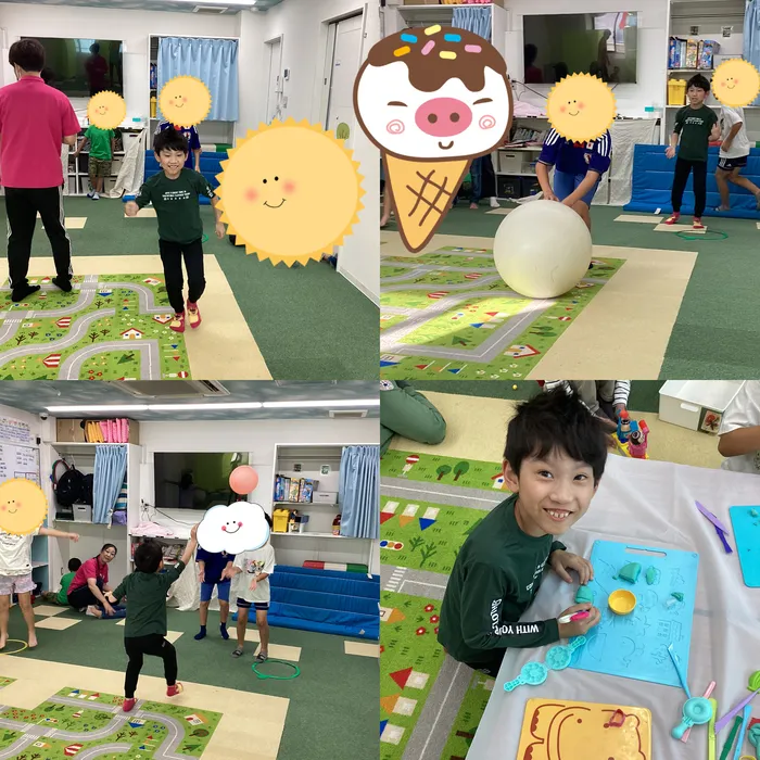 キッズフロンティア Ⅱ番館　幼児クラス/身体を使って遊ぼう🏋️