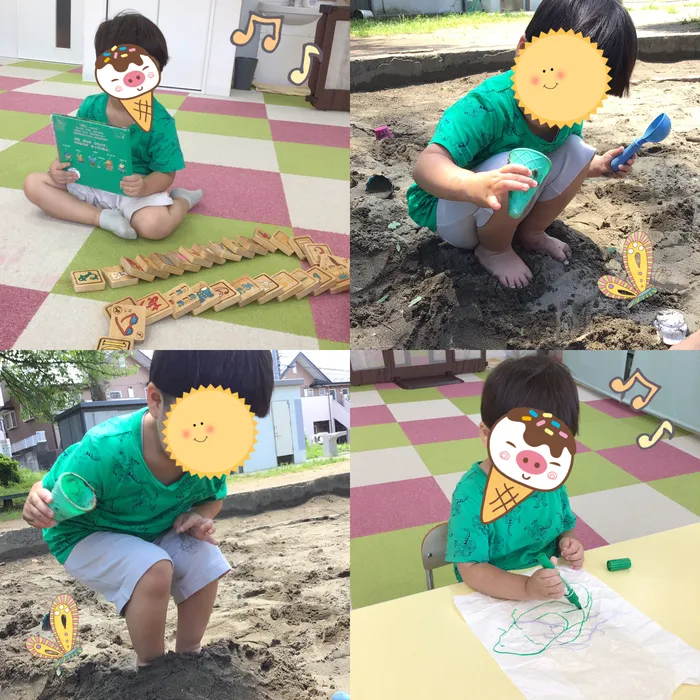 キッズフロンティア Ⅱ番館　幼児クラス/どろあそび🧼