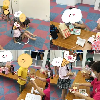 キッズフロンティア Ⅱ番館　幼児クラス/外食体験KFC &椅子取りゲーム