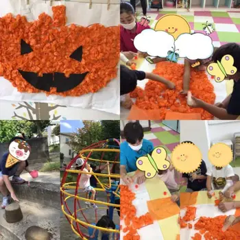 キッズフロンティア Ⅱ番館　幼児クラス/かぼちゃ完成～！！