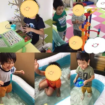 キッズフロンティア Ⅱ番館　幼児クラス/水遊び☆