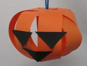 らんらん青空/秋の創作活動:ハロウィンかぼちゃを作りました！
