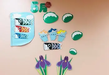 コペルプラス藤沢教室/５月の壁面飾り♪