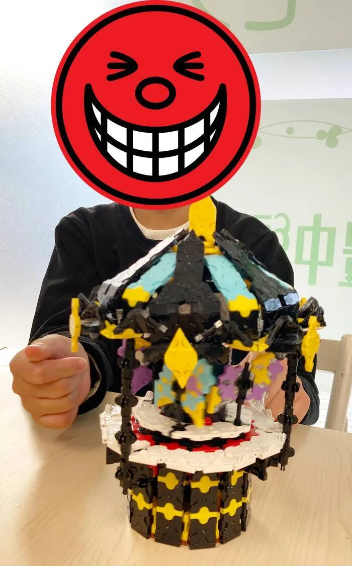 アプレ豊中緑丘/LaQでメリーゴーランド😆