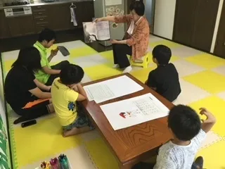 放課後等デイサービス　SAKURA　kids’/秋の壁面飾り②