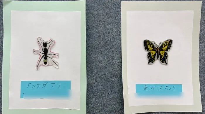 エミツリー　児童発達支援・放課後等デイサービス/プラバンで生き物標本🐞