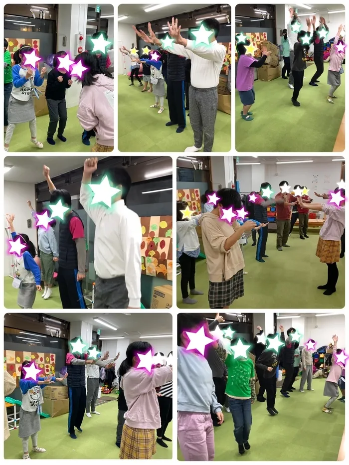 いろのわ/クリスマス会に向けてダンス練習をしました！①