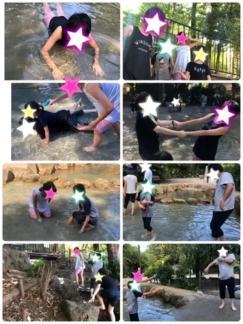 いろのわ/中根公園に水遊びに行きました！