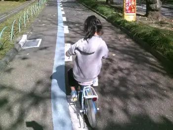こぱんはうすさくら 草加両新田教室/自転車練習！？