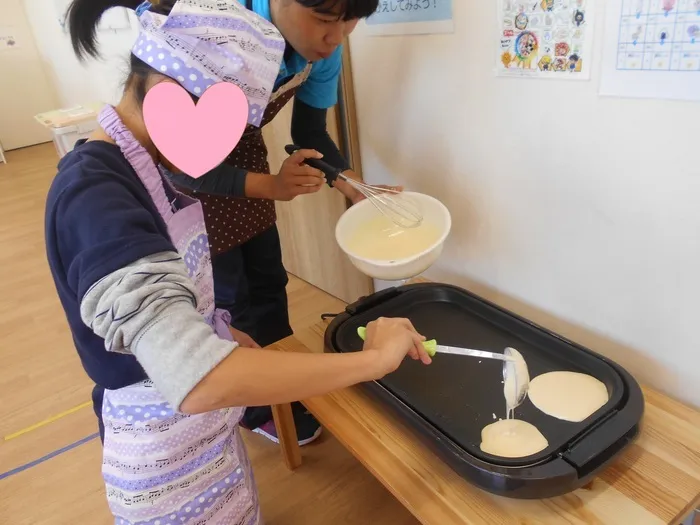 夢門塾川崎京町/ホットケーキ作り♪