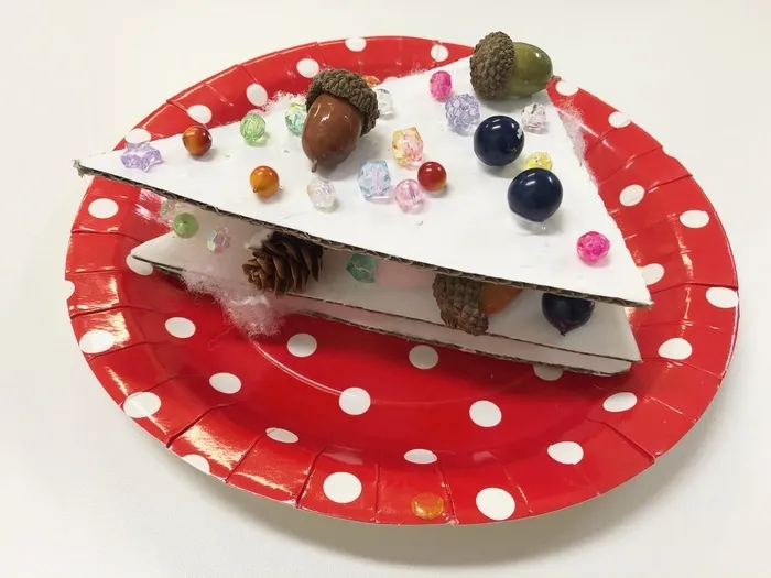 ハッピーテラスキッズ上尾駅前通り/木の実ケーキを作りました！