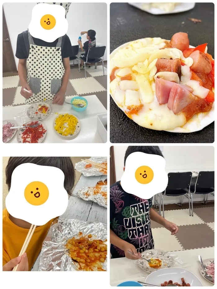 放課後等デイサービス　ガリレオ/変わりだねピザ作り🍕🧑‍🍳