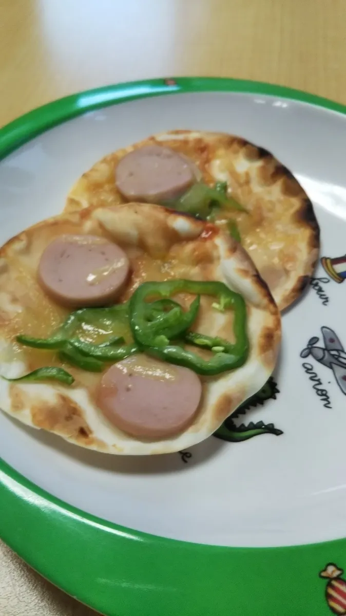 スマイルアルファもとすみよし/餃子の皮ピザ🍕