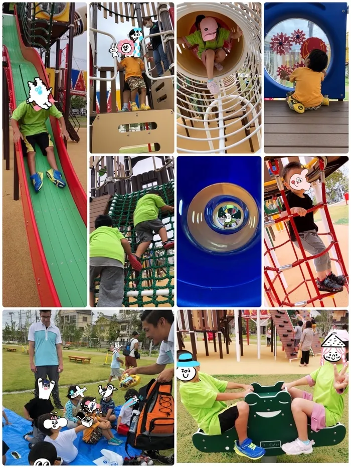 LEGON Kids 長柄/大きな滑り台に大興奮〜大枝公園〜