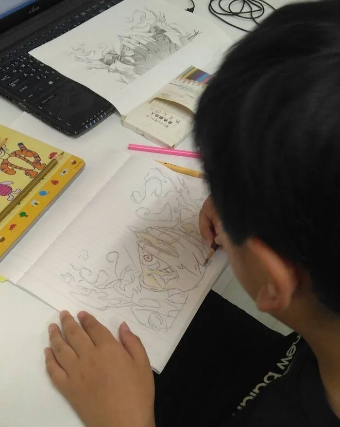 放課後等デイサービス　けやきの森/おえかき