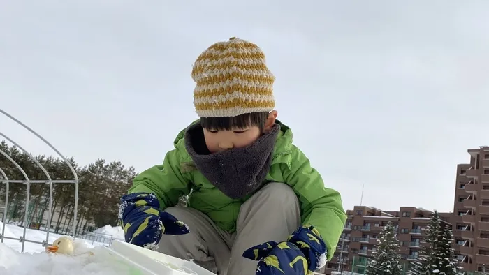 児童発達支援事業所　あった中央/雪遊び遠足⛄