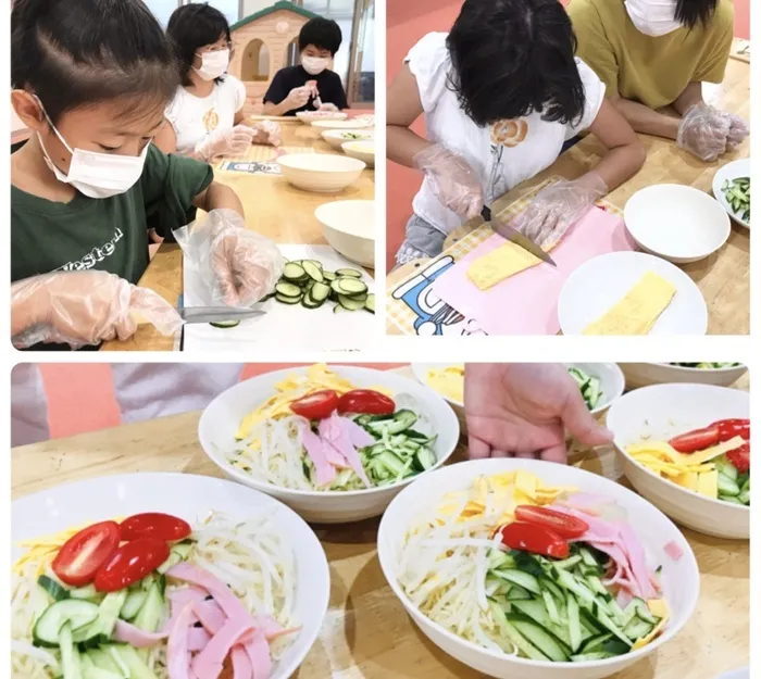 放課後等デイサービス　みつばち/🍅冷やし中華を作ったよ🥒