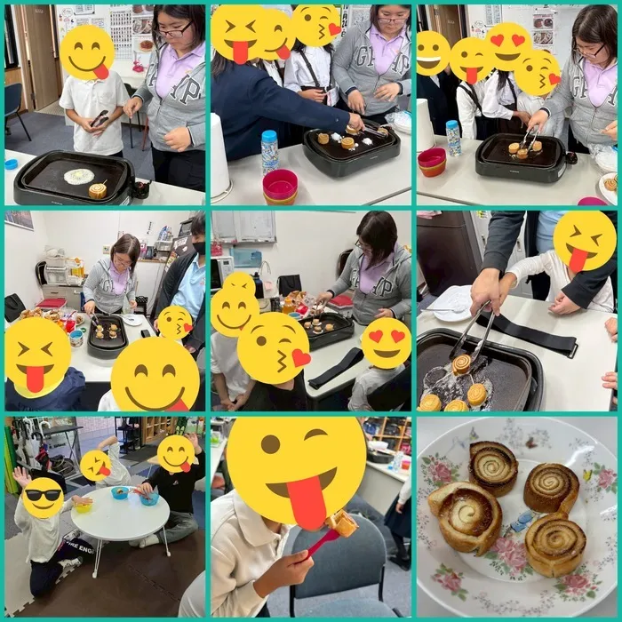 児童発達支援放課後等デイサービス ぐりったぁー/手作りおやつ〜パンの耳でキャラメルロールだよっ☆