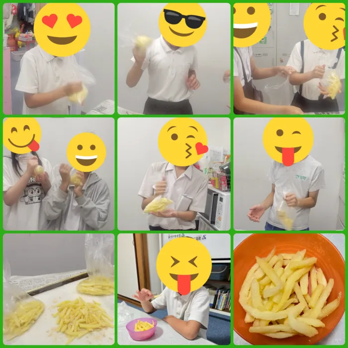 児童発達支援放課後等デイサービス　ぐりったぁー/手作りおやつ〜シャカシャカポテトだよっ☆