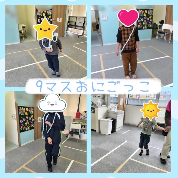 夢門塾海老名/★９マス鬼ごっこをやりました★
