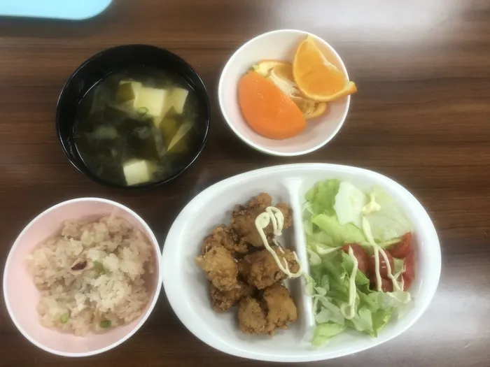 夢門塾二宮/調理実習　「たこ飯」