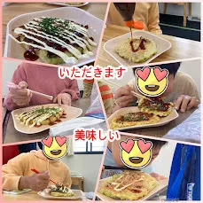児童発達支援・放課後等デイサービス　ヒトツナ/お好み焼き作り