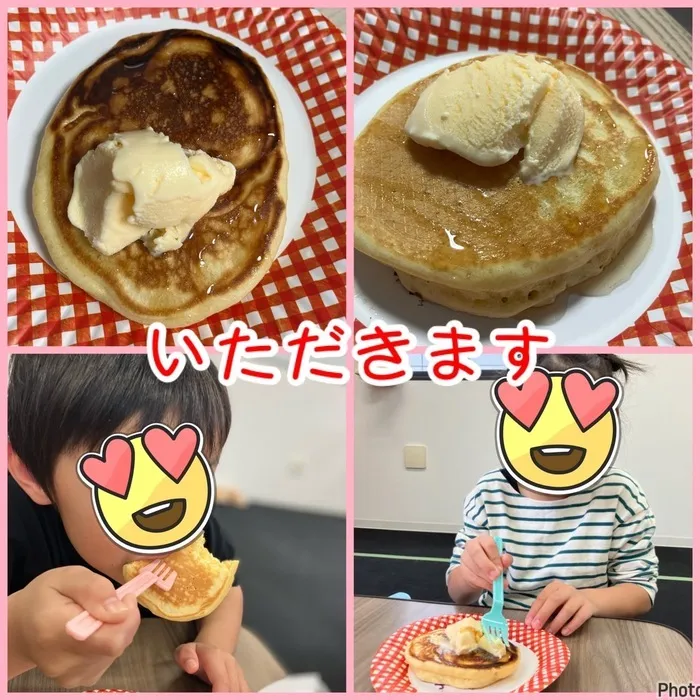 児童発達支援・放課後等デイサービス　ヒトツナ/調理実習🍳 ホットケーキ作り🥞