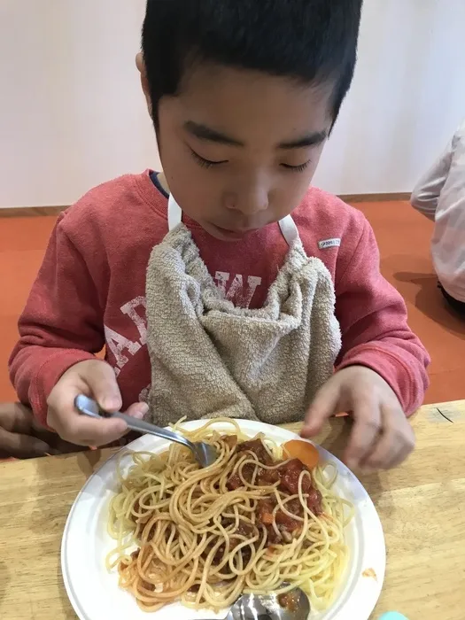 放課後等デイサービス　ぽかぽか/ミートソースパスタ🍝