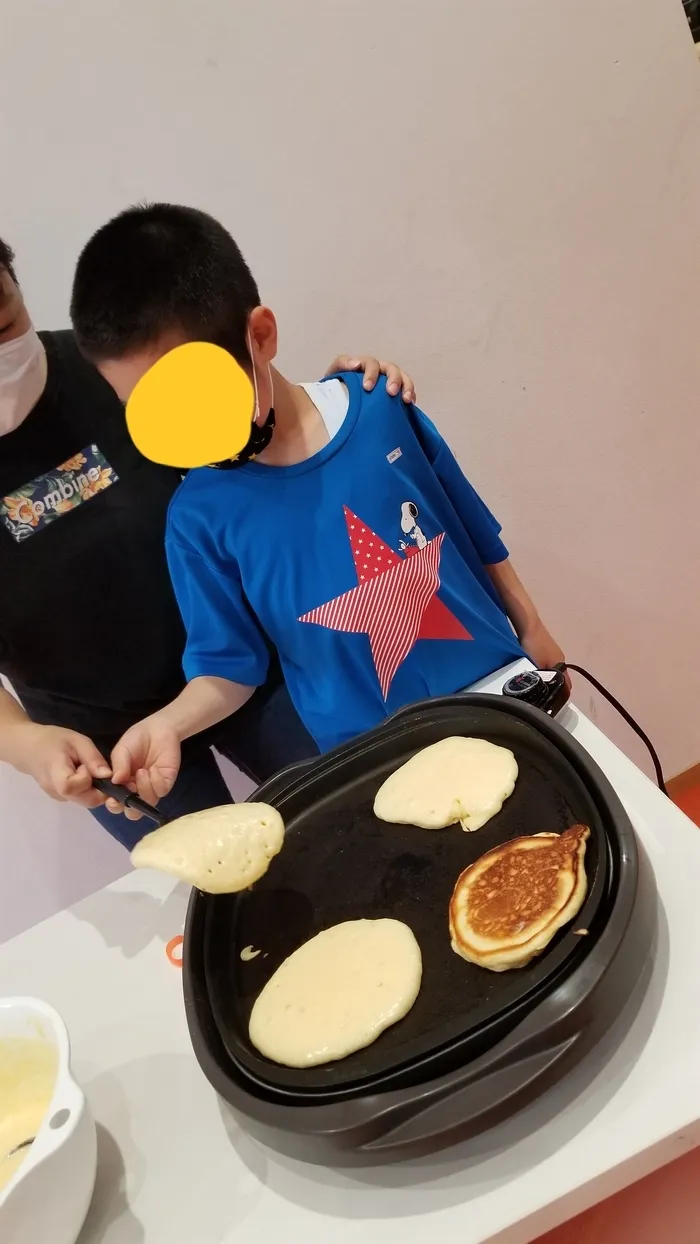 放課後等デイサービス　ぽかぽか/パンケーキ作り🥞