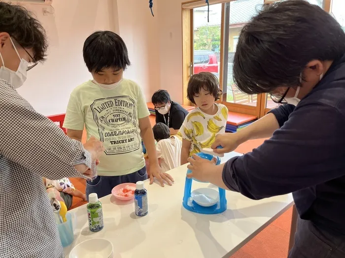 放課後等デイサービス　ぽかぽか/かき氷始めました🍧✨