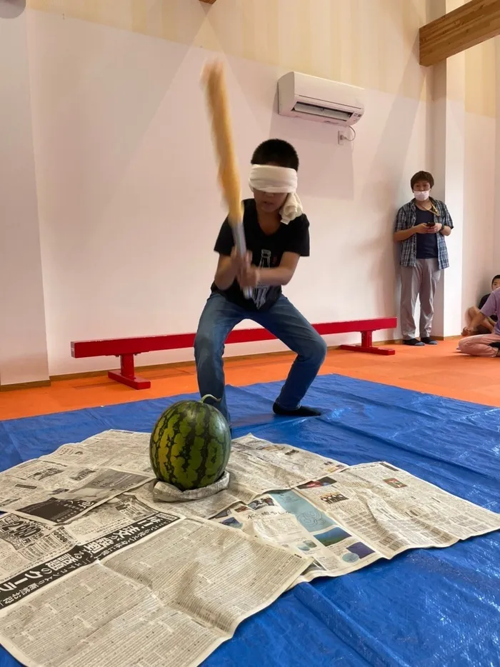 放課後等デイサービス　ぽかぽか/夏だ！みんなでスイカ割りだ！🍉