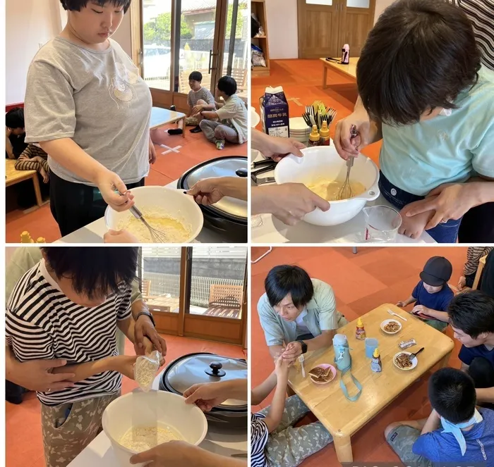 放課後等デイサービス　ぽかぽか/🥞パンケーキ作り🍴