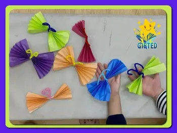 児童発達支援教室　GIFTED キッズ/折り紙で蝶々づくり