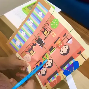児童発達支援教室　GIFTED キッズ/おひなさまパズル