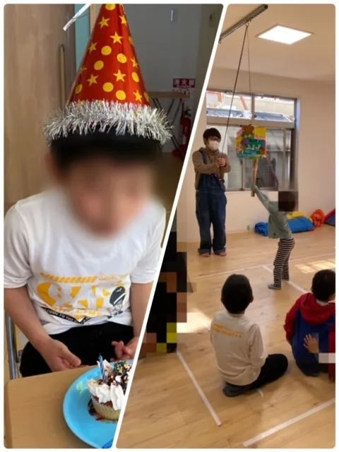 【人気大型遊具設置♪】放課後等デイサービス　癒しの森Kids　みくりや/お誕生日会をしました🎉