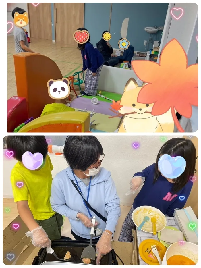 【人気大型遊具設置♪】放課後等デイサービス　癒しの森Kids　みくりや/チキンナゲット🍖作り