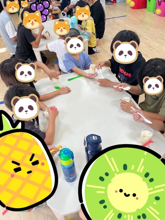 【人気大型遊具設置♪】放課後等デイサービス　癒しの森Kids　みくりや/牛乳みかんゼリー🍊🥛