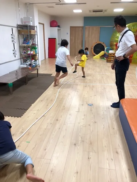 【人気大型遊具設置♪】放課後等デイサービス　癒しの森Kids　みくりや/体幹を鍛える！続き