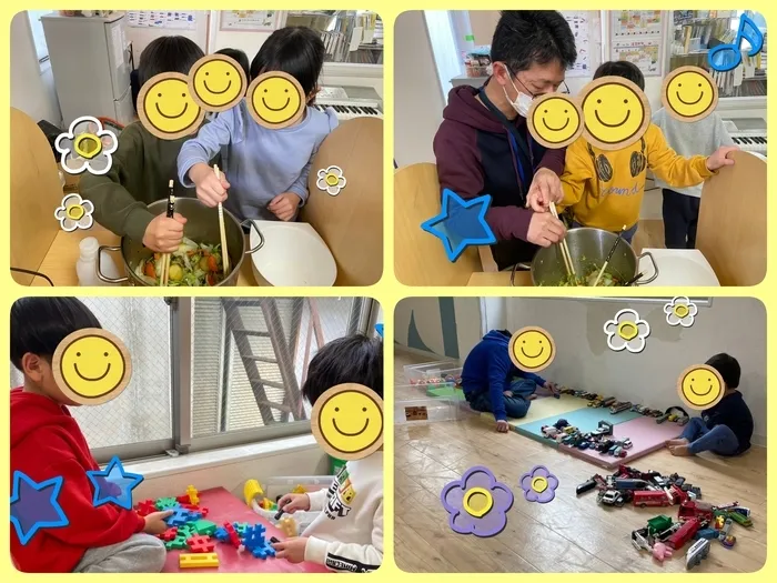 【人気大型遊具設置♪】放課後等デイサービス　癒しの森Kids　みくりや/クッキング🥕クリームシチュー