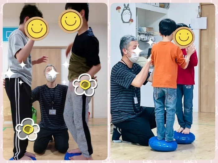 【人気大型遊具設置♪】放課後等デイサービス　癒しの森Kids　みくりや/🌼体幹遊び🌼