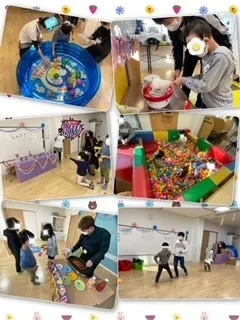 【人気の大型遊具設置♪】児童発達支援事業所　癒しの森Kids　みくりや/お祭りごっこを開催しました！